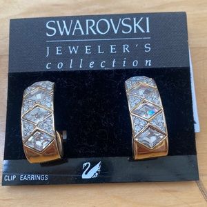 Vintage Swarovski Art Deco Earrings